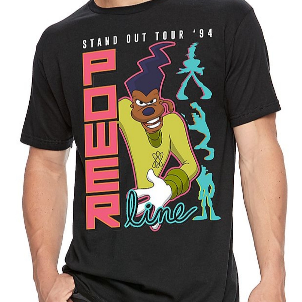 Disney A Goofy Movie Powerline Graphic tee 2x